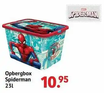 Multi bazar Opbergbox spiderman aanbieding