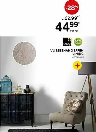 BricoPlanit Vliesbehang effen lining aanbieding