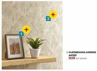 BricoPlanit Vliesbehang andros a47507 aanbieding