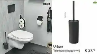 Urban toiletborstelhouder vrij