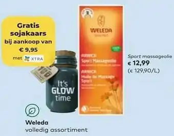 Bio Planet Weleda sport massageolie aanbieding