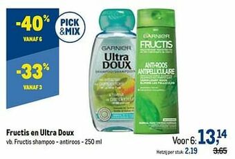 Makro Fructis shampoo - antiroos aanbieding