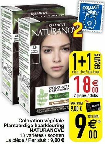 Cora Coloration végétale plantaardige haarkleuring naturanove aanbieding