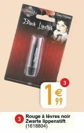 Cora Rouge à lèvres noir zwarte lippenstift aanbieding