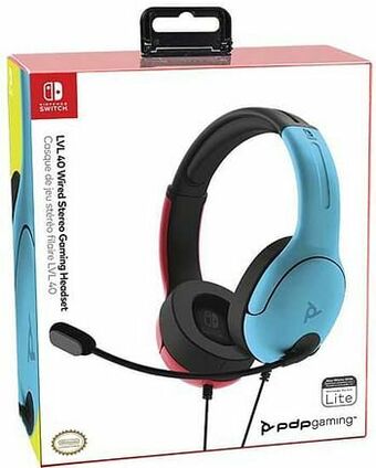 ToyChamp Switch Afterglow LVL40 Headset Blauw/Rood aanbieding