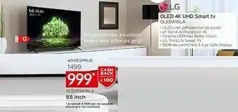 Selexion Lg oled 4k uhd smart tv oled55a16la aanbieding