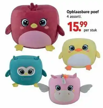 Multi bazar Opblaasbare poef aanbieding