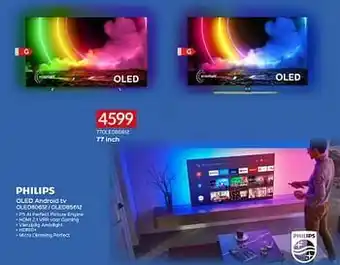 Selexion Philips oled android tv 77oled80612 aanbieding