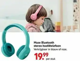 Muse bluetooth stereo hoofdtelefoon