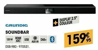 Electro Depot Grundig soundbar dsb-980 aanbieding