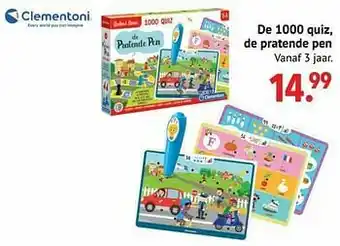 De 1000 quiz, de pratende pen