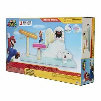 ToyChamp Super Mario Cloud Playset met 1 figuur 6cm en acce aanbieding