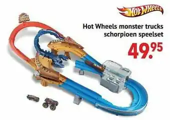 Multi bazar Hot wheels monster trucks schorpioen speelset aanbieding
