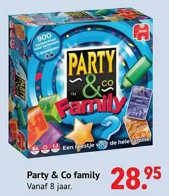 Multi bazar Party + co family aanbieding