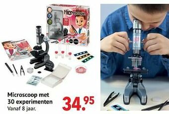 Multi bazar Microscoop met 30 experimenten aanbieding