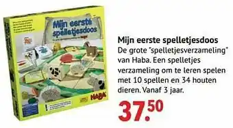 Multi bazar Mijn eerste spelletjesdoos aanbieding
