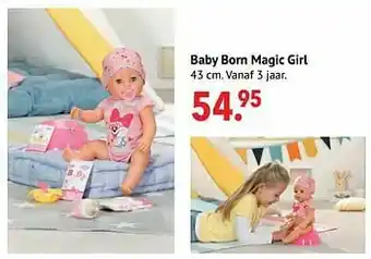 Multi bazar Baby born magic girl aanbieding