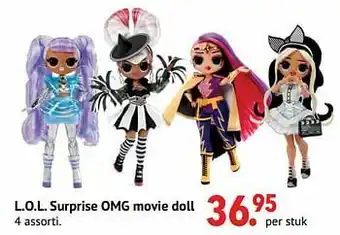 Multi bazar L.o.l. surprise omg movie doll aanbieding