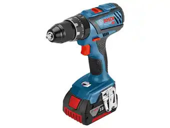 Hubo Bosch Professional GSB 18V-28 accu klopboorschroefmachine 18V Li-Ion + lader + 82 accessoires aanbieding