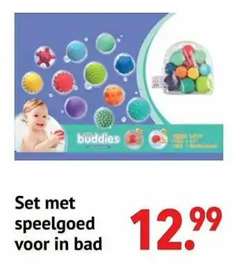 Multi bazar Set met speelgoed voor in bad aanbieding