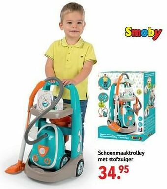 Multi bazar Schoonmaaktrolley met stofzuiger aanbieding