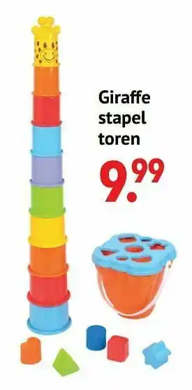 Multi bazar Giraffe stapel toren aanbieding
