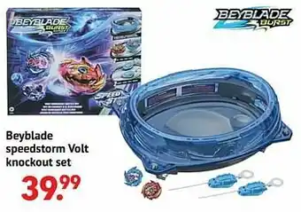 Beyblade speedstorm volt knockout set