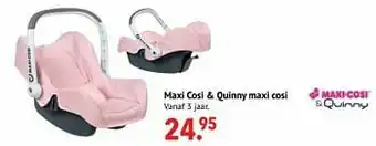 Multi bazar Maxi cosi + quinny maxi cosi aanbieding