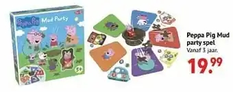 Multi bazar Peppa pig mud party spel aanbieding