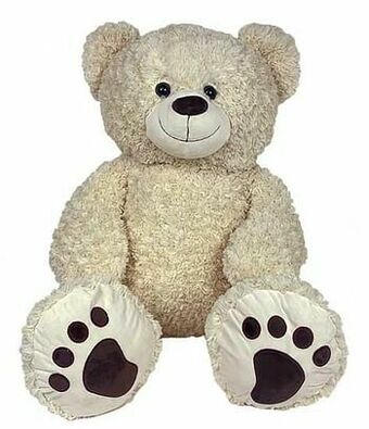 ToyChamp Super knuffelbeer 110cm gevlokte pluche aanbieding