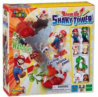 ToyChamp Super Mario Blow Up - Shaky Tower aanbieding