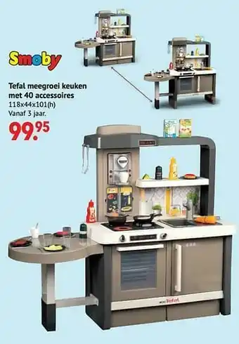 Multi bazar Tefal meegroei keuken met 40 accessoires aanbieding