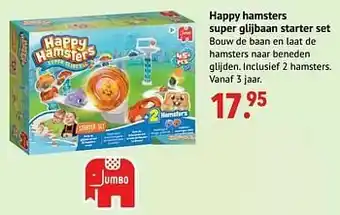 Multi bazar Happy hamsters super glijbaan starter set aanbieding