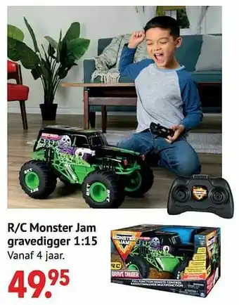 Multi bazar R-c monster jam gravedigger aanbieding