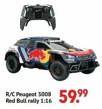 Multi bazar R-c peugeot 3008 red bull rally aanbieding