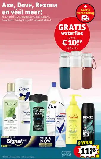 Kruidvat Axe, Dove, Rexona en véél meer! aanbieding