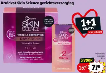 Kruidvat Skin Science gezichtsverzorging aanbieding