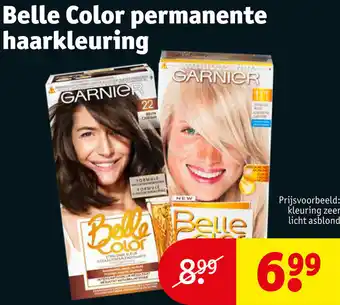 Kruidvat Belle Color permanente haarkleuring aanbieding