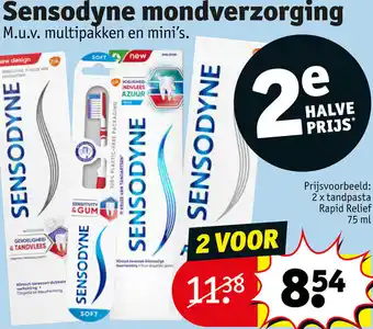 Kruidvat Sensodyne mondverzorging aanbieding