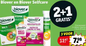 Kruidvat Biover en Biover Selfcare aanbieding