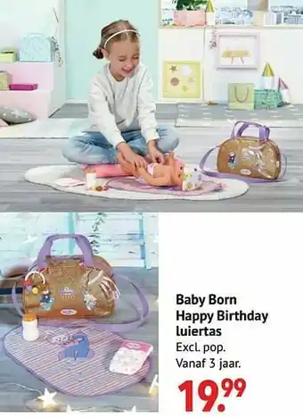 Multi bazar Baby born happy birthday luiertas aanbieding