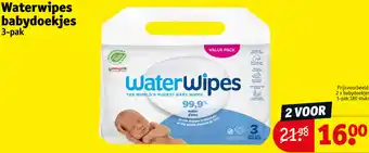 Kruidvat Waterwipes babydoekjes 3-pak aanbieding