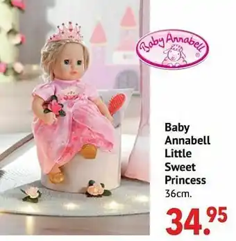 Baby annabell little sweet princess