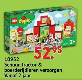 Multi bazar 10952 schuur, tractor + boerderijdieren verzorgen aanbieding