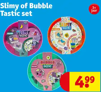 Kruidvat Slimy of Bubble Tastic set aanbieding