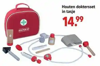Multi bazar Houten doktersset in tasje aanbieding