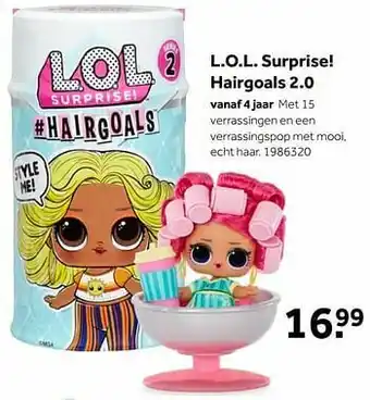 Intertoys L.o.l. surprise! hairgoals 2.0 aanbieding