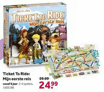 Intertoys Ticket to ride mijn eerste reis aanbieding