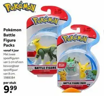Intertoys Pokémon battle figure packs aanbieding