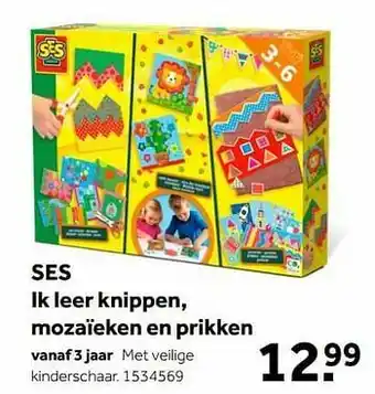 Ses ik leer knippen, mozaïeken en prikken
